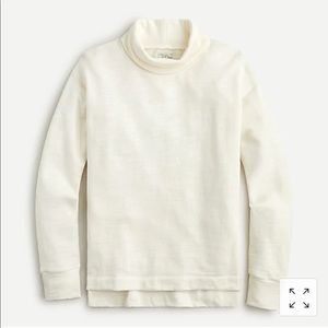J. Crew Vintage cotton terry turtleneck Size M